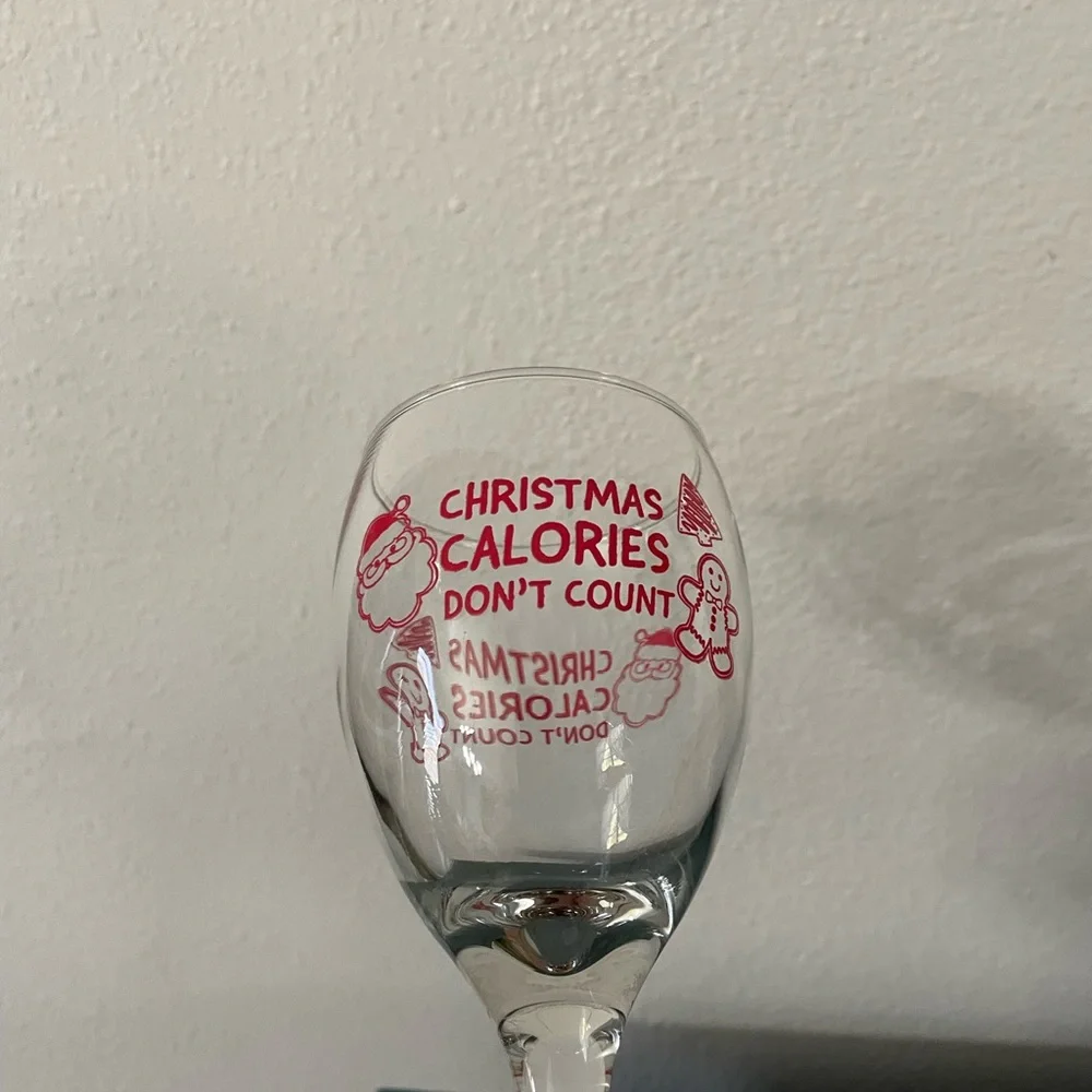 Christmas Wine Glasses, Set of 4 - Picture 3 of 3